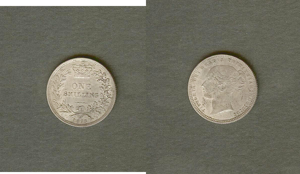 English shilling 1873 gEF